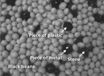 senSWIR image of substance samples showing differenct materials