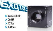 20MP Camera Link Machine Vision Kamera mit C-Mount