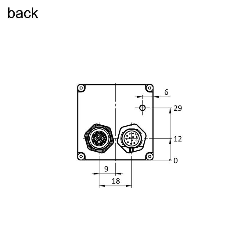 design drawing eco655CVGE67 back (all dimensions in mm)
