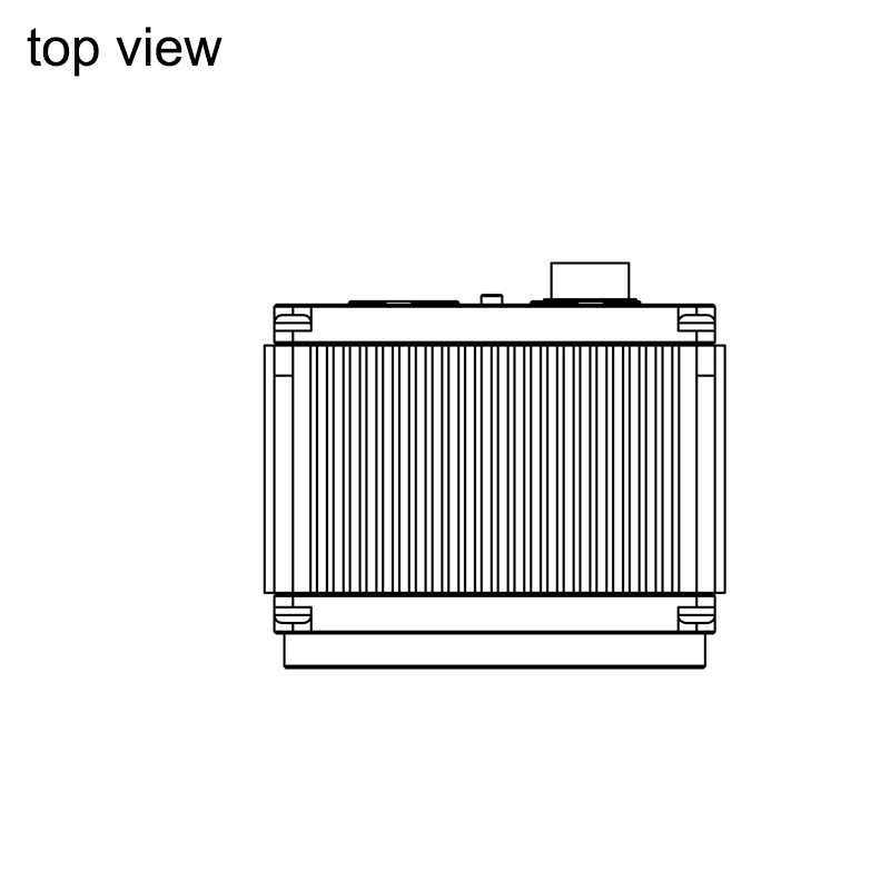 design drawing hr29050CFLGEC top (all dimensions in mm)