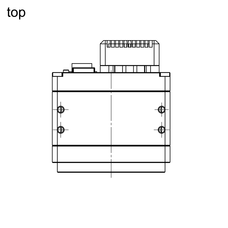 design drawing hr455CXGE top (all dimensions in mm)